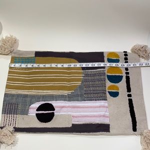 Textured throw pillow cover 14x22